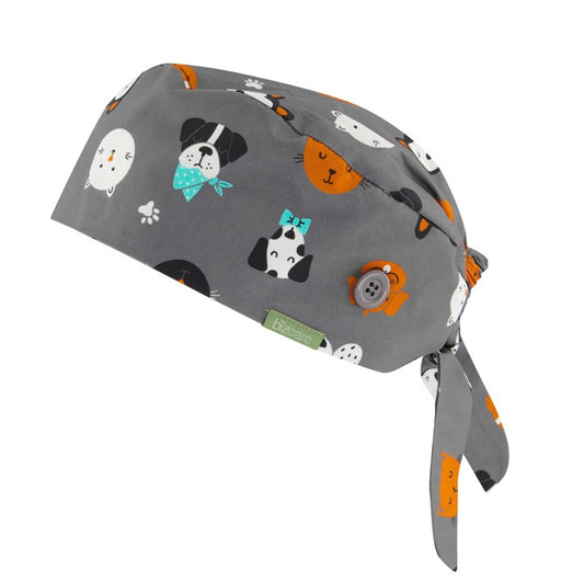 Biz Care CSC245U Unisex Printed Scrub Cap