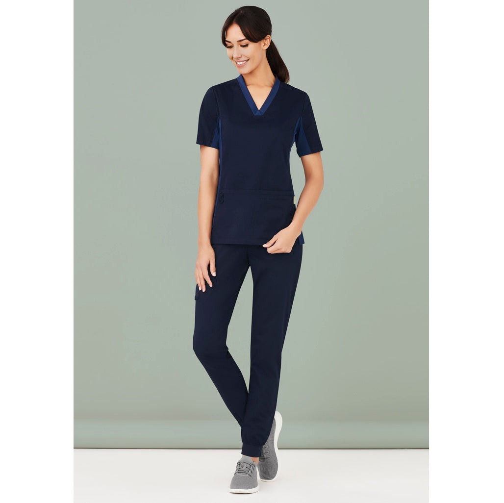 Biz Care CSP042LL Womens Riley Slim Leg Jogger Scrub Pant