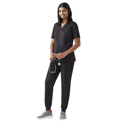 Biz Care CST043LS Womens Riley Stretch Scrub Top