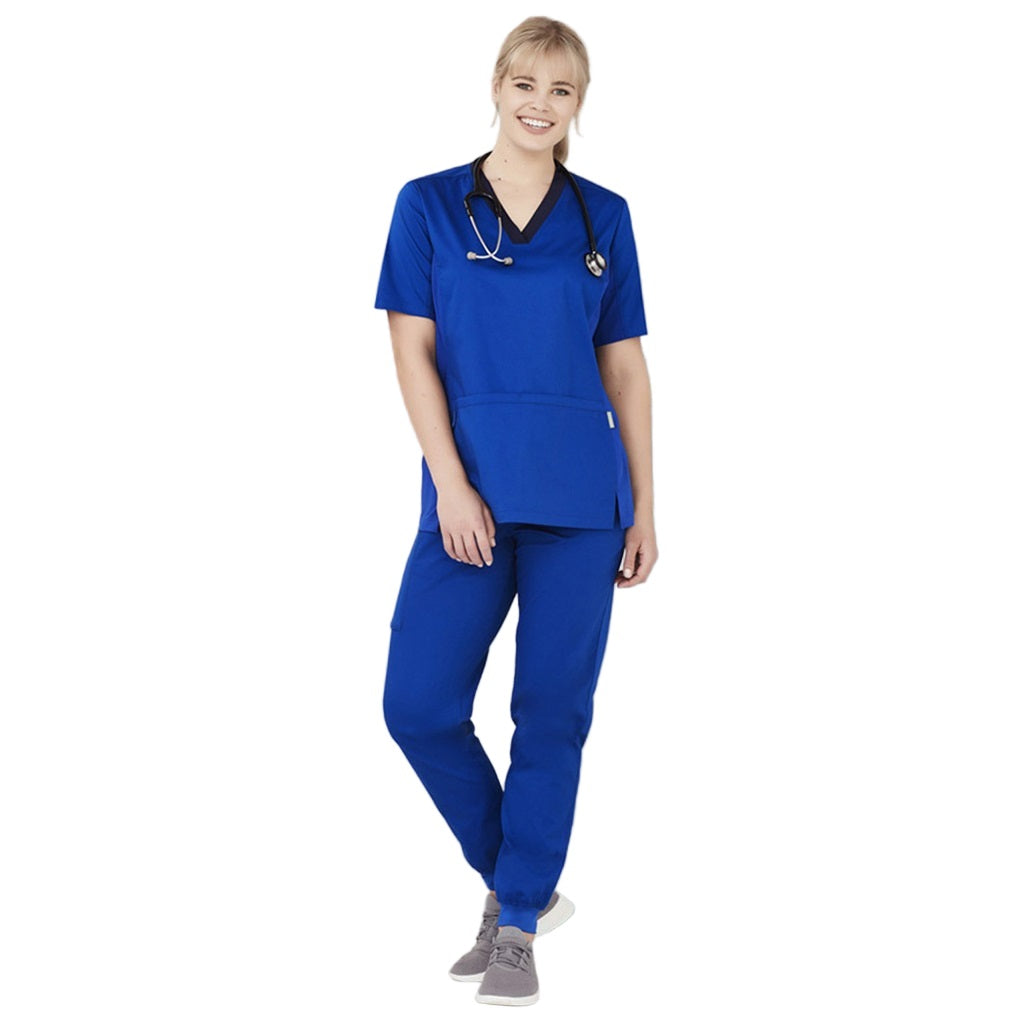 Biz Care CST043LS Womens Riley Stretch Scrub Top