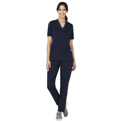 Biz Care CST043LS Womens Riley Stretch Scrub Top