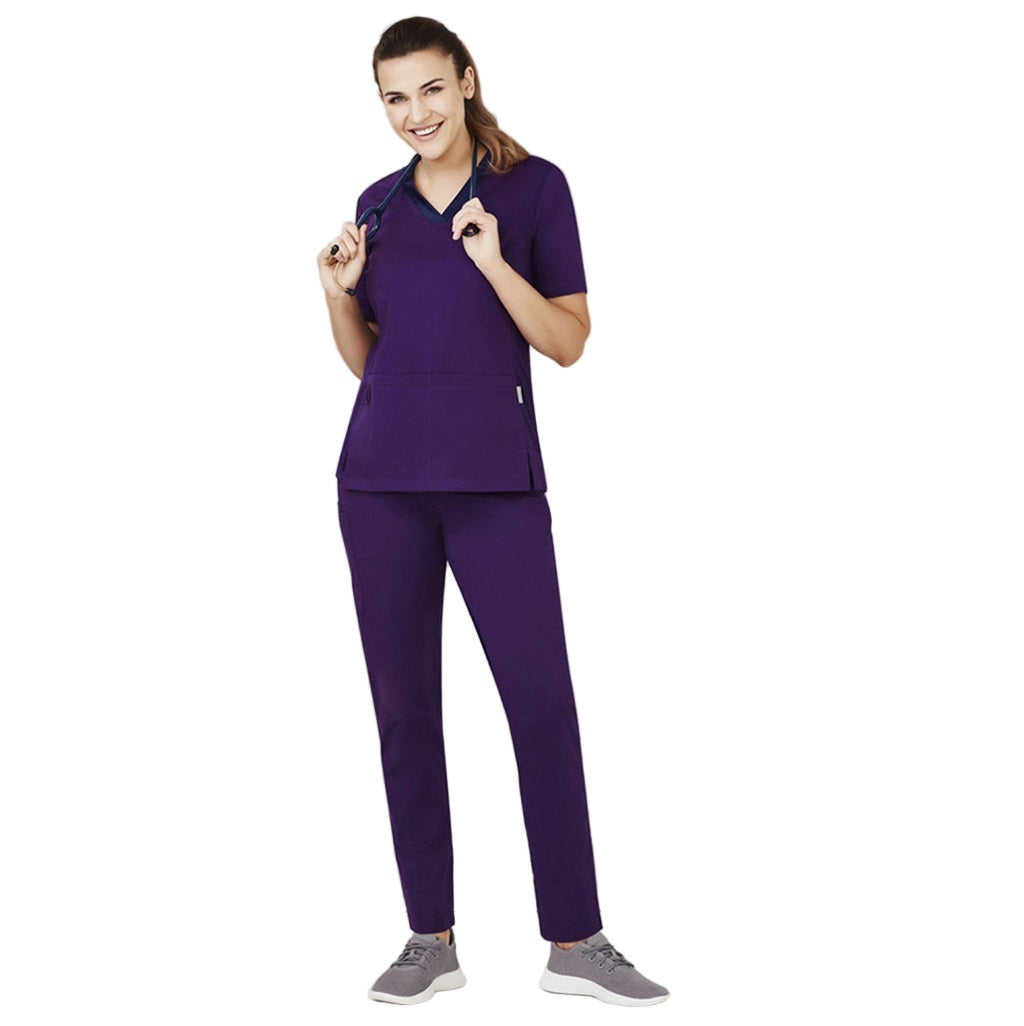 Biz Care CST043LS Womens Riley Stretch Scrub Top