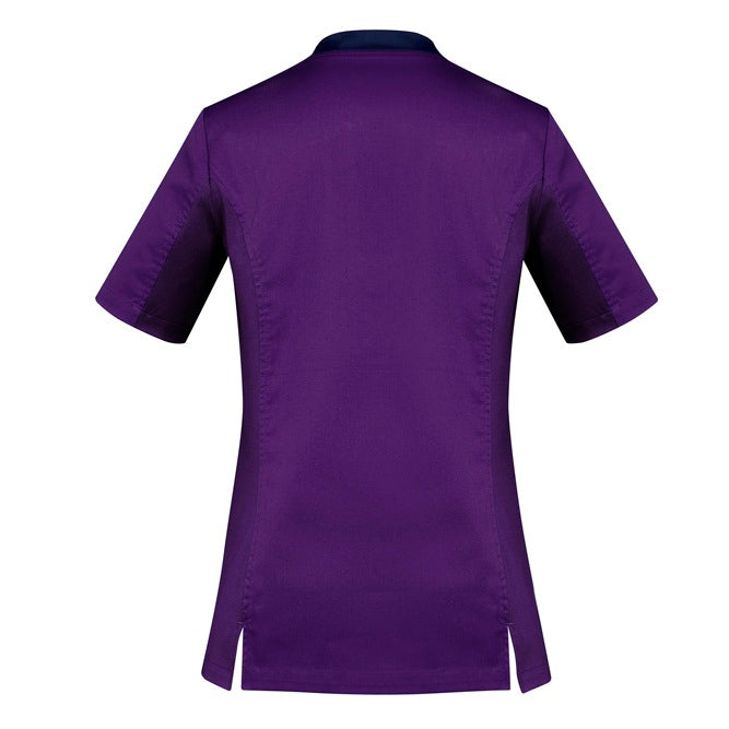 Biz Care CST043LS Womens Riley Stretch Scrub Top