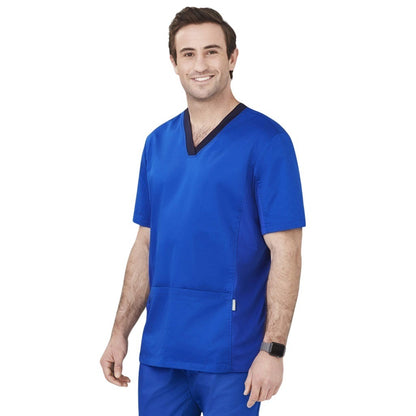 Biz Care CST043MS Mens Riley Stretch Scrub Top