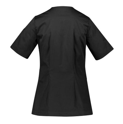 Biz Care CST240LS Parks Womens Zip Front Crossover Scrub Top
