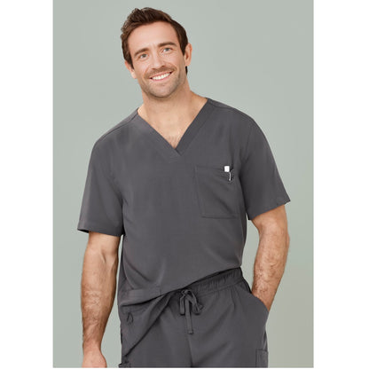 Biz Care CST945MS Mens Avery V Neck Scrub Top