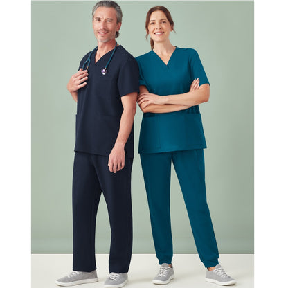 Biz Care CU544US Unisex Pulse V-Neck Scrub Top