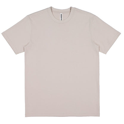 Beige t-shirt on a white background