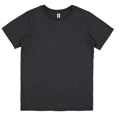 Plain black t-shirt on a white background