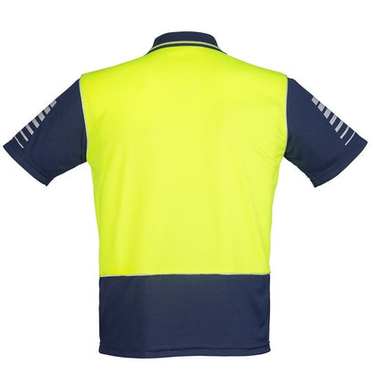 Syzmik ZH236 Mens HiVis Zone Short Sleeve Polo