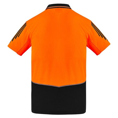 Syzmik ZH315 Mens HiVis Flux Short Sleeve Polo