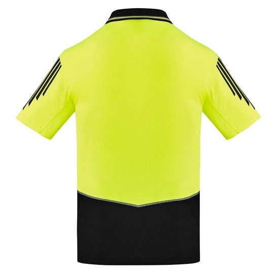 Syzmik ZH315 Mens HiVis Flux Short Sleeve Polo