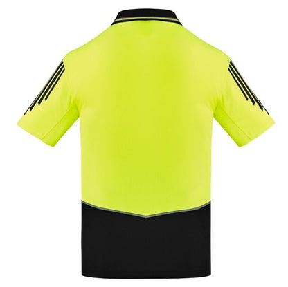 Syzmik ZH315 Mens HiVis Flux Short Sleeve Polo