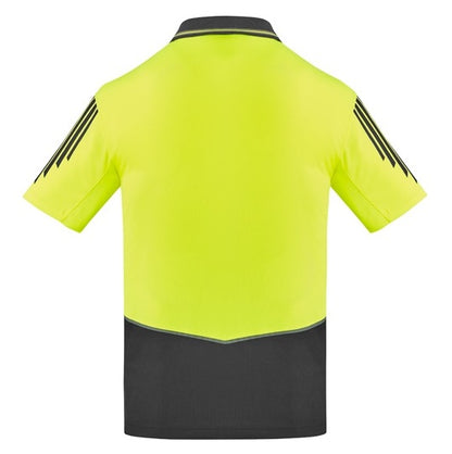 Syzmik ZH315 Mens HiVis Flux Short Sleeve Polo