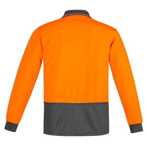 Syzmik ZH410 Mens Comfort Back L/S Polo