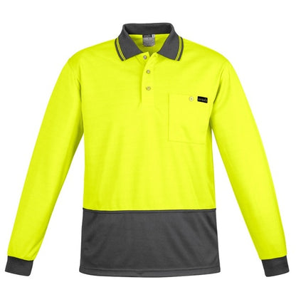 Syzmik ZH410 Mens Comfort Back L/S Polo