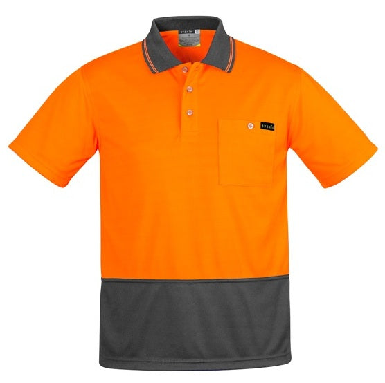 Syzmik ZH415 Mens Comfort Back S/S Polo