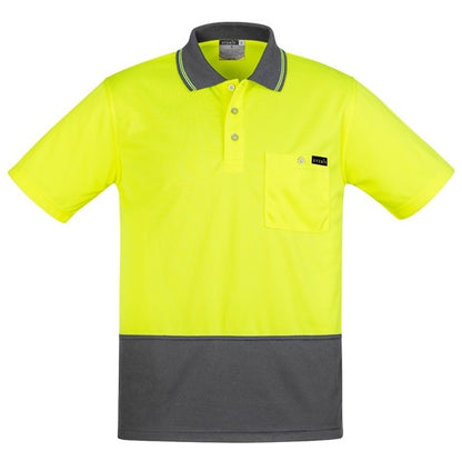 Syzmik ZH415 Mens Comfort Back S/S Polo