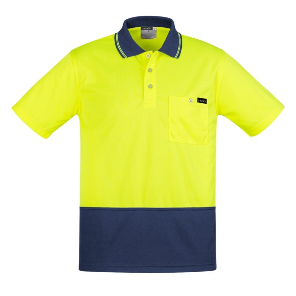 Syzmik ZH415 Mens Comfort Back S/S Polo