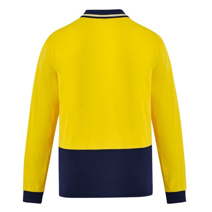Syzmik ZH430 Mens HiVis Cotton L/S Polo