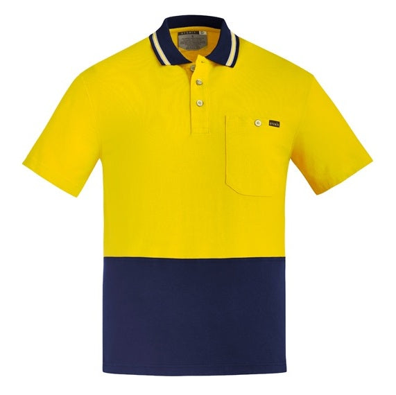 Syzmik ZH435 Mens HiVis Cotton S/S Polo
