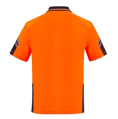 Syzmik ZH465 Mens Reinforced HiVis Squad S/S Polo