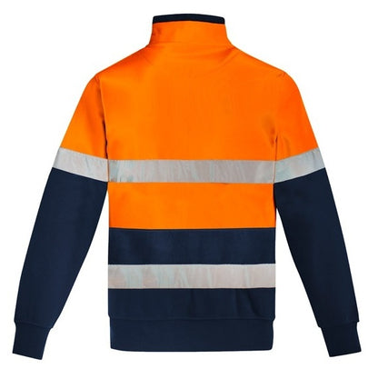 Syzmik ZT150 Mens Orange Flame HRC 2 Hoop Taped 1/4 Zip Brushed Fleece