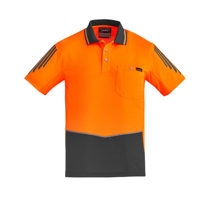 Syzmik ZH315 Mens HiVis Flux S/S Polo