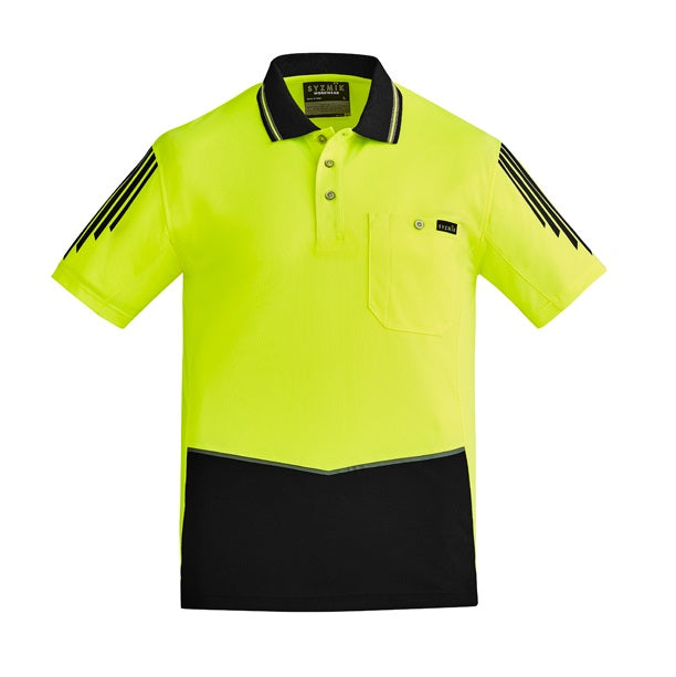 Syzmik ZH315 Mens HiVis Flux S/S Polo