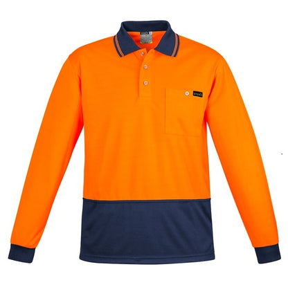 Syzmik ZH410 Mens Comfort Back L/S Polo