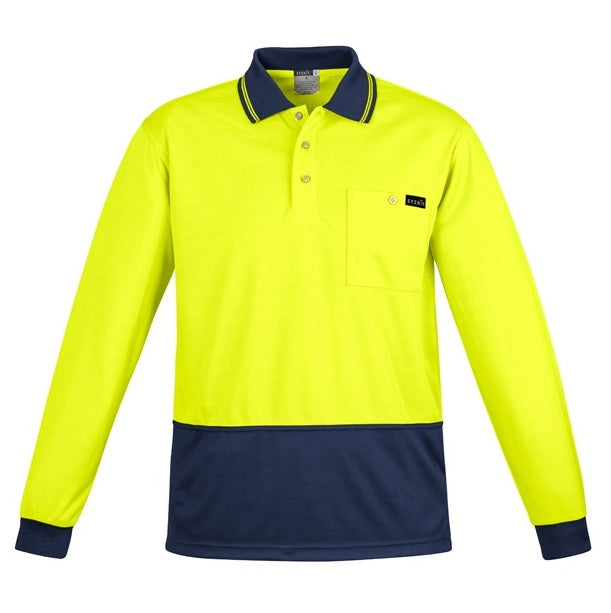 Syzmik ZH410 Mens Comfort Back L/S Polo