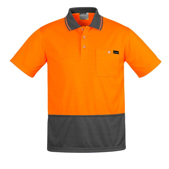 Syzmik ZH415 Mens Comfort Back S/S Polo