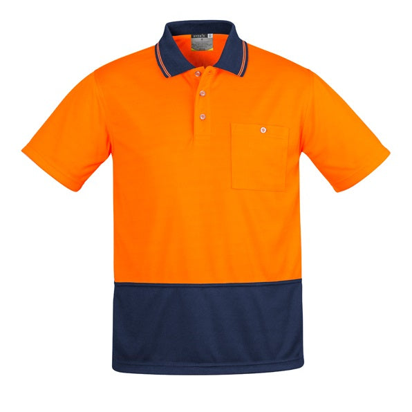 Syzmik ZH415 Mens Comfort Back S/S Polo