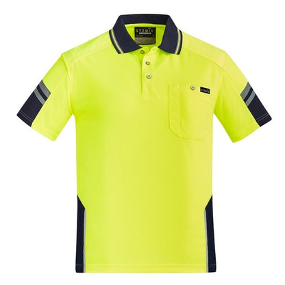 Syzmik ZH465 Mens Reinforced HiVis Squad S/S Polo