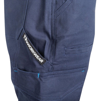 TRu Workwear DT1170 Midweight Cotton Stretch Cargo Trousers