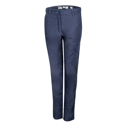 TRu Workwear DTW1170 Womens Midweight Cotton Stretch Cargo Trousers