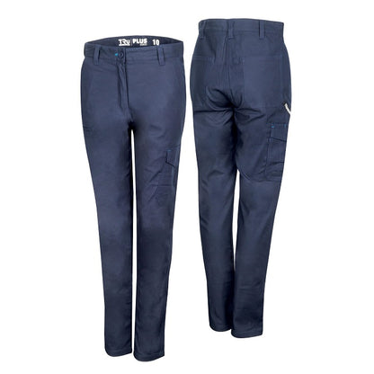 TRu Workwear DTW1170 Womens Midweight Cotton Stretch Cargo Trousers