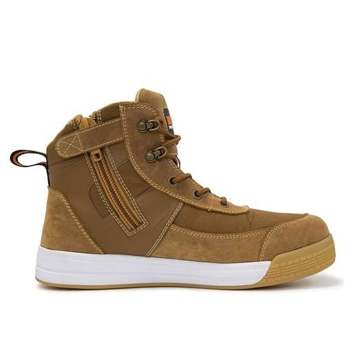 Bison DUNEBR Dune Low Cut Zip Side Safety Boots