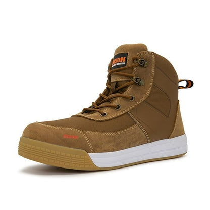 Bison DUNEBR Dune Low Cut Zip Side Safety Boots