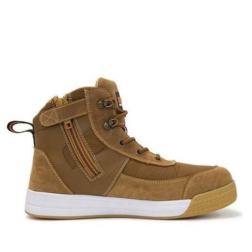 Bison DUNEBR Dune Low Cut Zip Side Safety Boots
