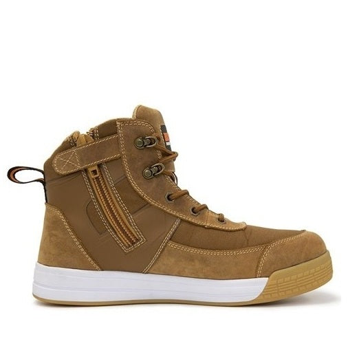Bison DUNEBR Dune Low Cut Zip Side Safety Boots