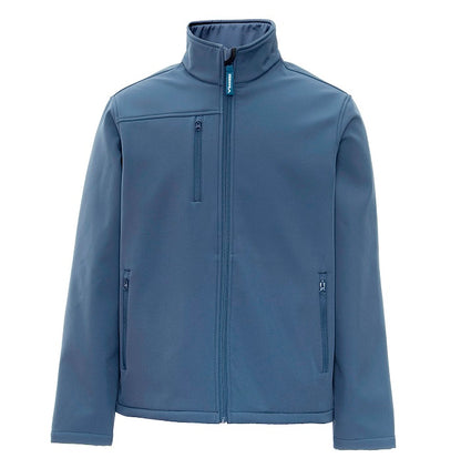 Blue jacket on a white background