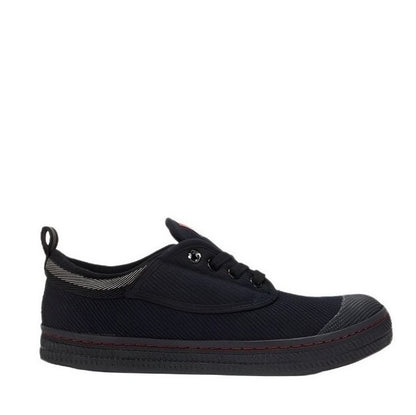 Black durable Slip resistant Volley DWVUE001 Unisex Classic Canvas Non Safety Shoe