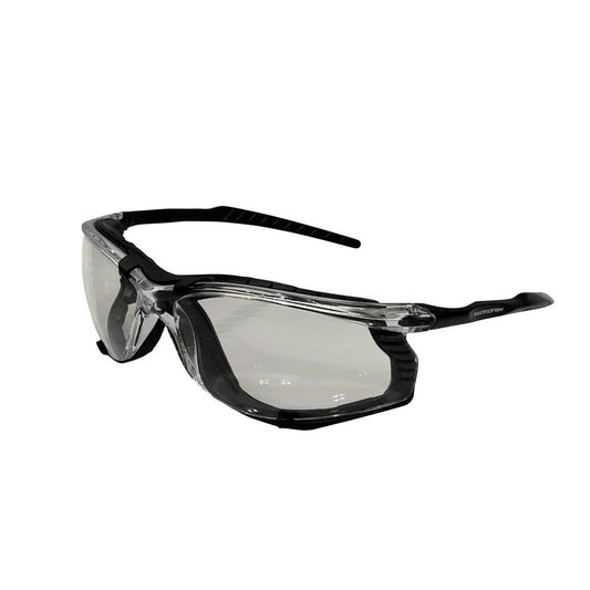 Maxisafe ESW390-G Swordfish Safety Glasses with Anti-Fog Clear Lens Assembled with Gasket