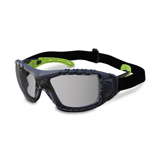 Maxisafe EVO371-GH Evolve Smoke Safety Glasses With Gasket and Headband Smoke