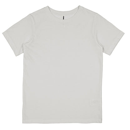 Plain white t-shirt on a white background