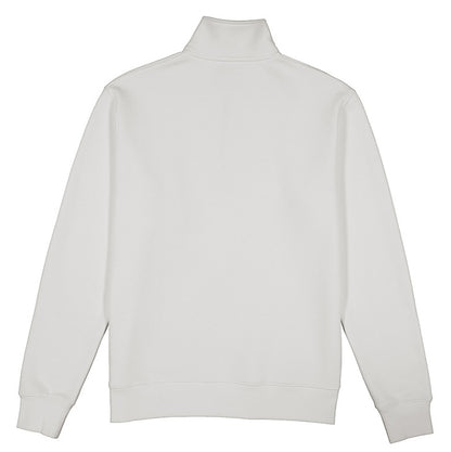 White turtleneck sweater on a white background