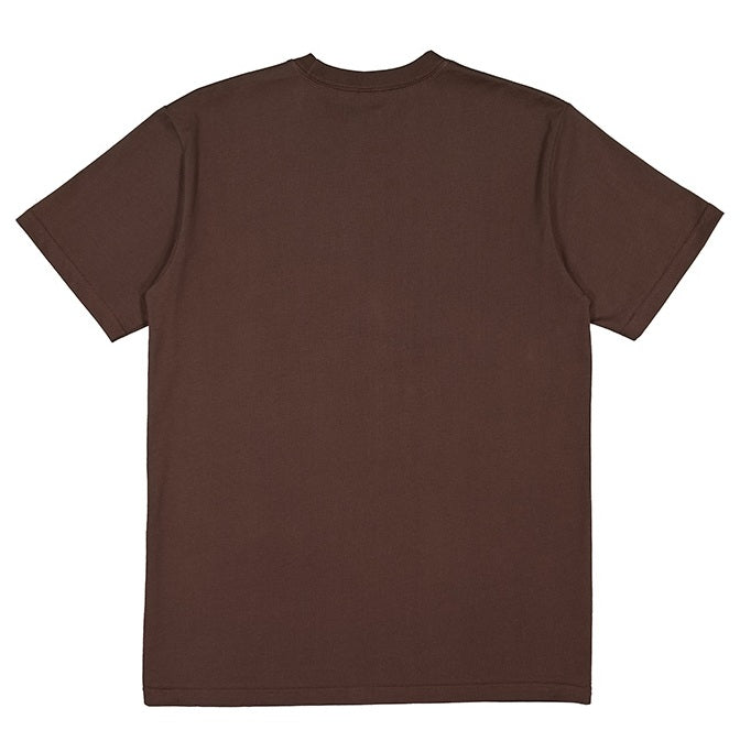 Brown t-shirt on a white background