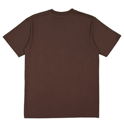 Brown t-shirt on a white background