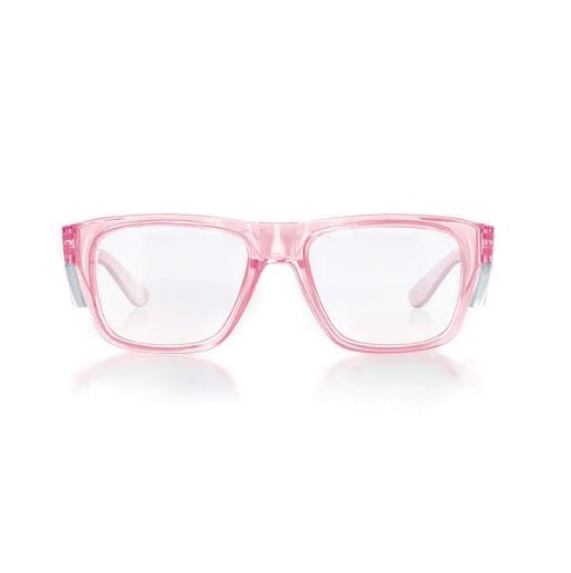 SafeStyle FPC100 Fusions Pink Frame Clear Lens